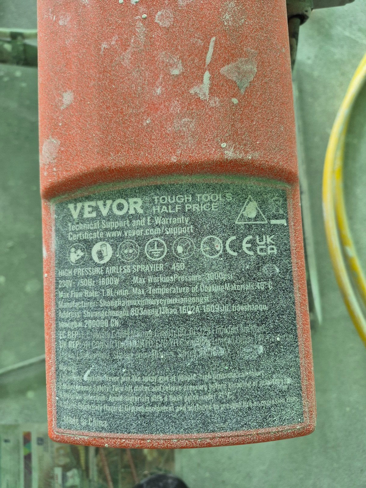 Vevor GD-450 Hogedruk Airless Verfspuit met Slang, Ophalen, Gebruikt, Verfspuit of Verfpomp