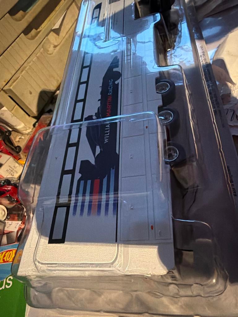 Williams Mercedes Rackjobbing Transport Zonneklep 1:4, Overige merken, F, Ophalen of Verzenden, Zo goed als nieuw