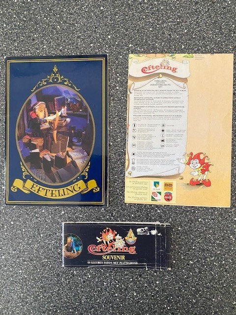 efteling jaarboekje met plattegrond en wikkel, Verzamelen, Efteling, Ophalen of Verzenden, Overige typen