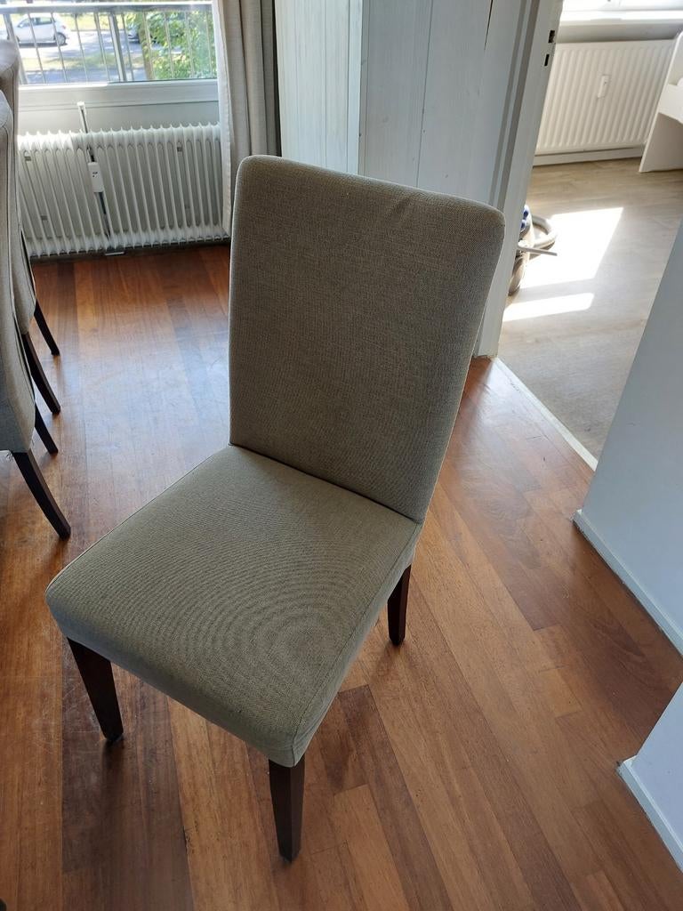 Set van 6 comfortabele eetkamerstoelen, Huis en Inrichting, Stoelen, Ophalen, Gebruikt, Stof, Tijdloos