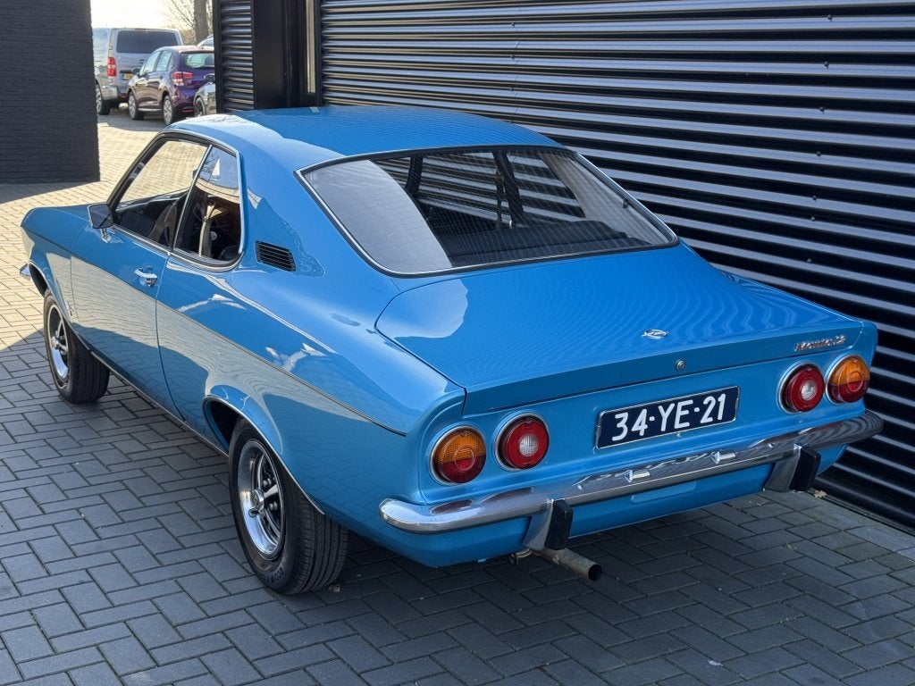 Opel Manta A 1.2 BLAUW| COMPLETE RESTAURATIE| ZEER MOOI| UNI, Auto's, Oldtimers, Zwart, Leder, Bedrijf, Metallic lak