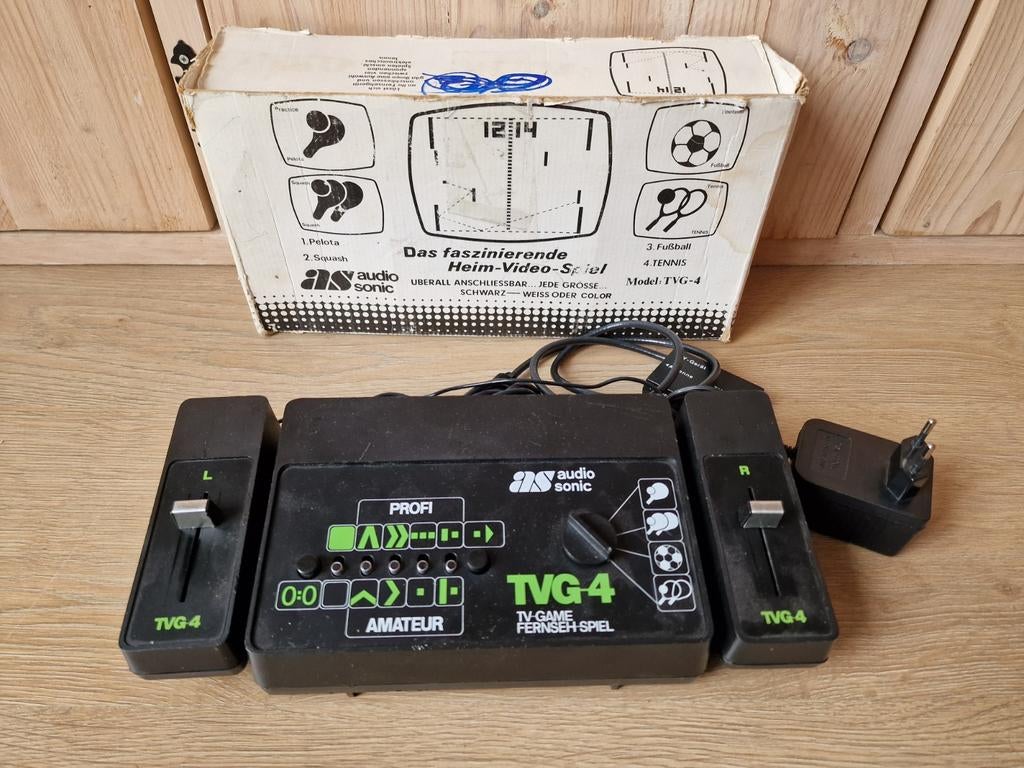 Audio Sonic TVG-4 Retro TV Game Console met Doos, Spelcomputers en Games, Spelcomputers | Overige, Ophalen of Verzenden