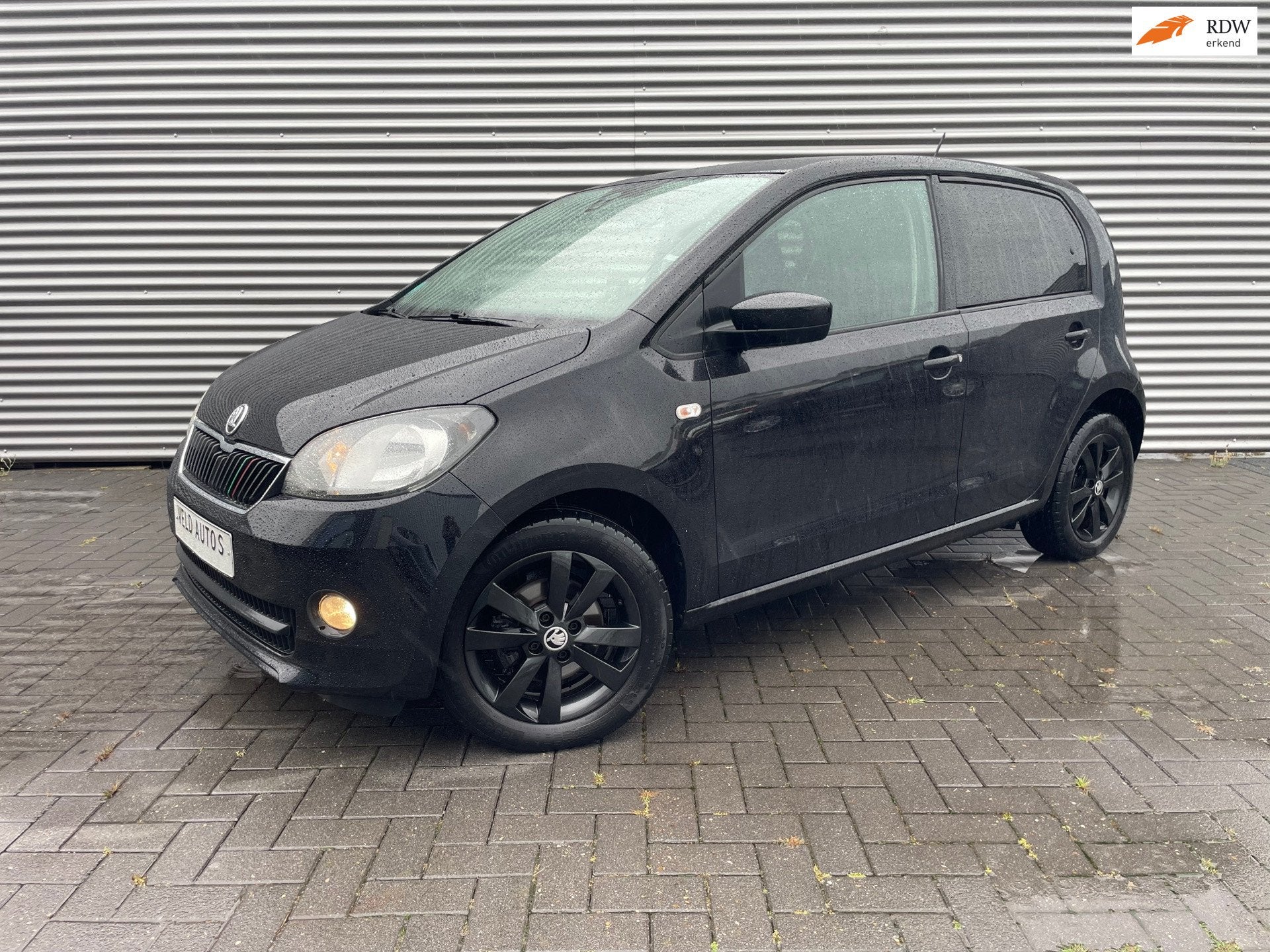 Skoda Citigo 1.0 Sport bouwjaar 2014 cruise / lmv / elek pak, Auto's, Voorwielaandrijving, Stof, Gebruikt, Zwart