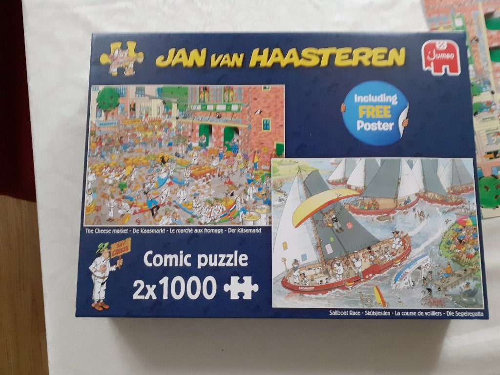 Jan van haasteren puzzels, Ophalen of Verzenden, 500 t/m 1500 stukjes, Zo goed als nieuw, Legpuzzel