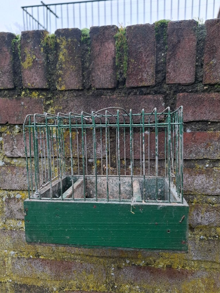 vogelkooitje klein, Dieren en Toebehoren, Ophalen, Gebruikt, Hout, Vogelkooi