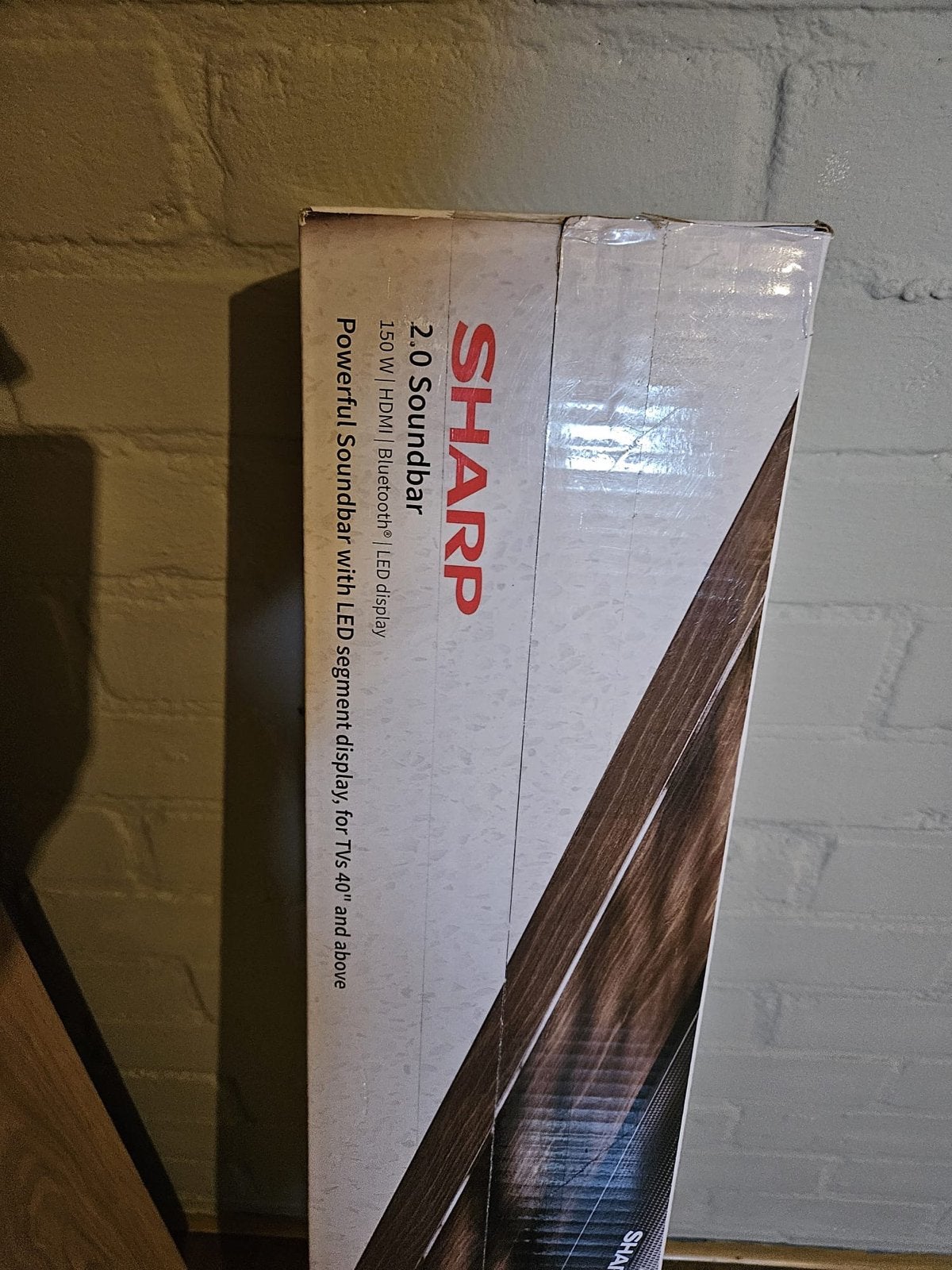 Sharp 2.0 Soundbar 150W met Bluetooth - Nieuw in verpakking, Ophalen of Verzenden, Bluetooth, Nieuw