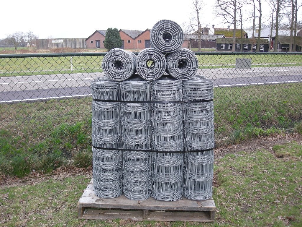 Schapengaas Licht 80 cm hoog 50 meter lang verzinkt gaas, Ophalen, Nieuw, 20 meter of meer, Gaas
