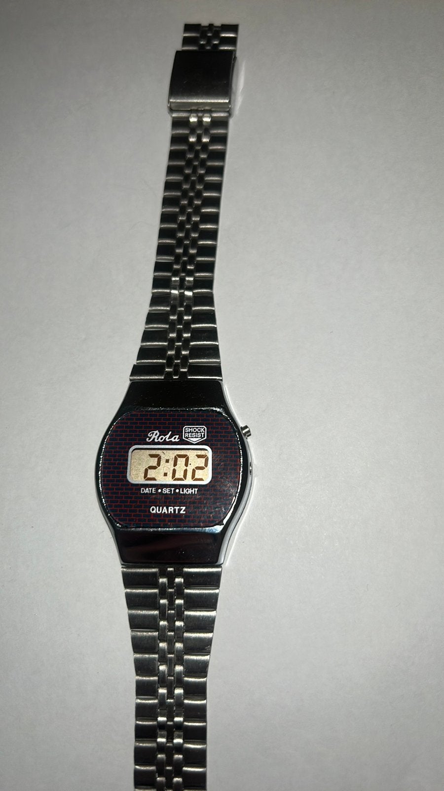 Vintage Rola Quartz Horloge - Jaren '80 Stijl, Overige merken, Gebruikt, Staal, Polshorloge