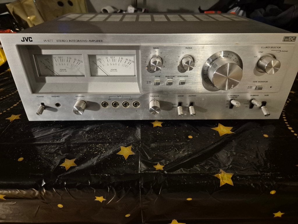 JVC JA-S77 Stereo Geïntegreerde Versterker - Vintage Audio, Ophalen, Gebruikt, JVC, 60 tot 120 watt