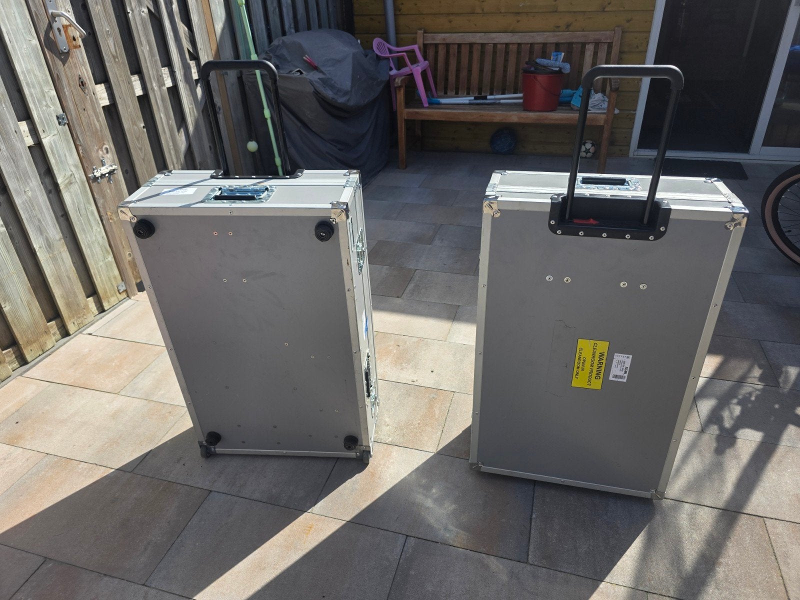 Stevige flightcase koffer met wieltjes en handv, Ophalen, Gebruikt, Overige instrumenten, Flightcase