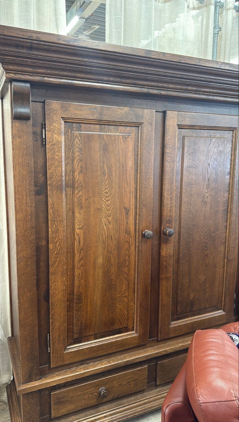 Brocante kast, Ophalen