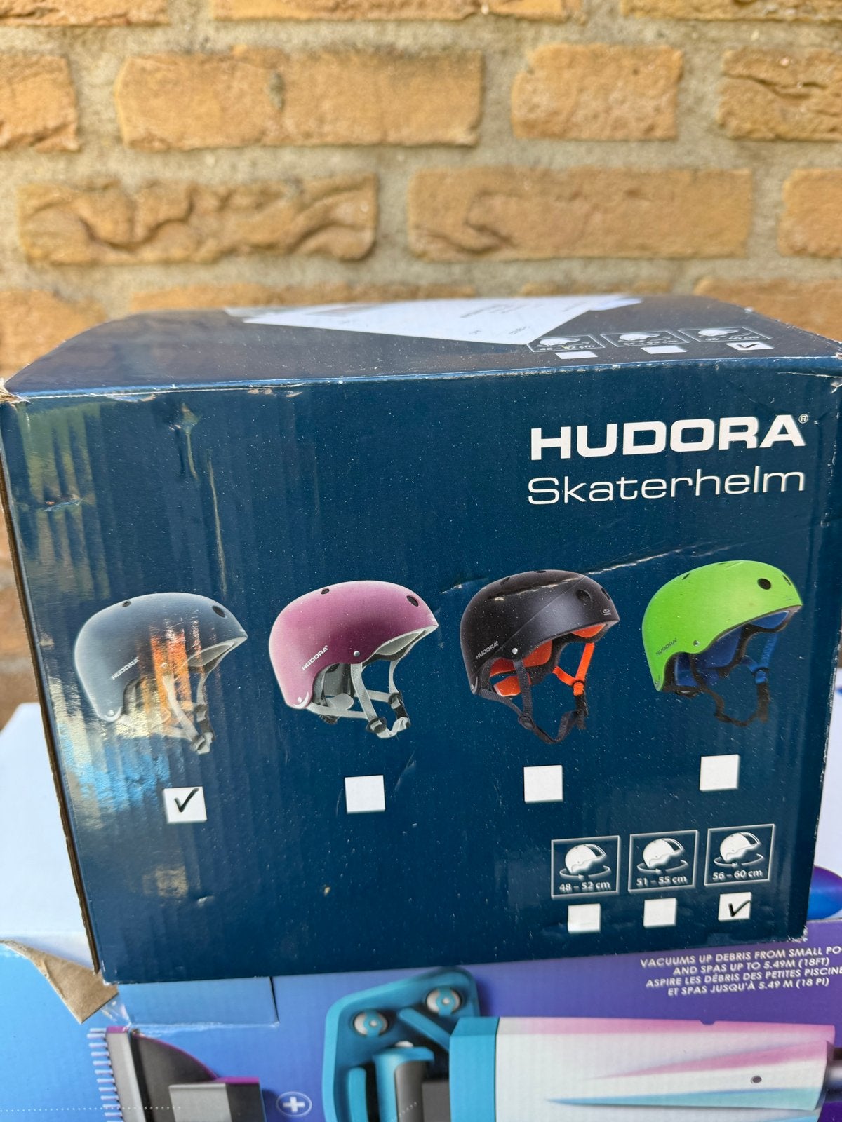 Hudora Skaterhelm - Kinderhelm Zwart (Nieuw in doos), Fietsen en Brommers, Fietsaccessoires | Fietshelmen, Ophalen of Verzenden