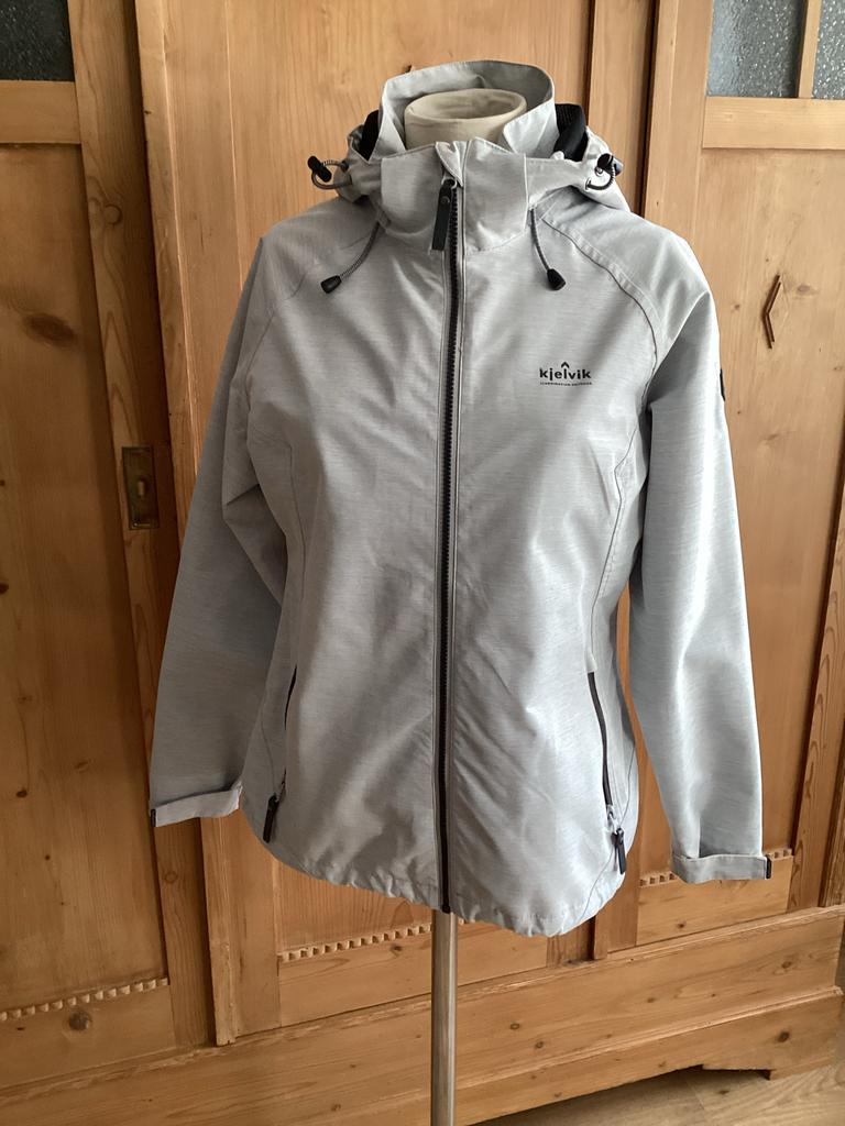 Kjelvik outdoor jas, waterdicht en ademend  M 38/40 Nieuw, Ophalen of Verzenden, Nieuw, Maat 38/40 (M), Grijs