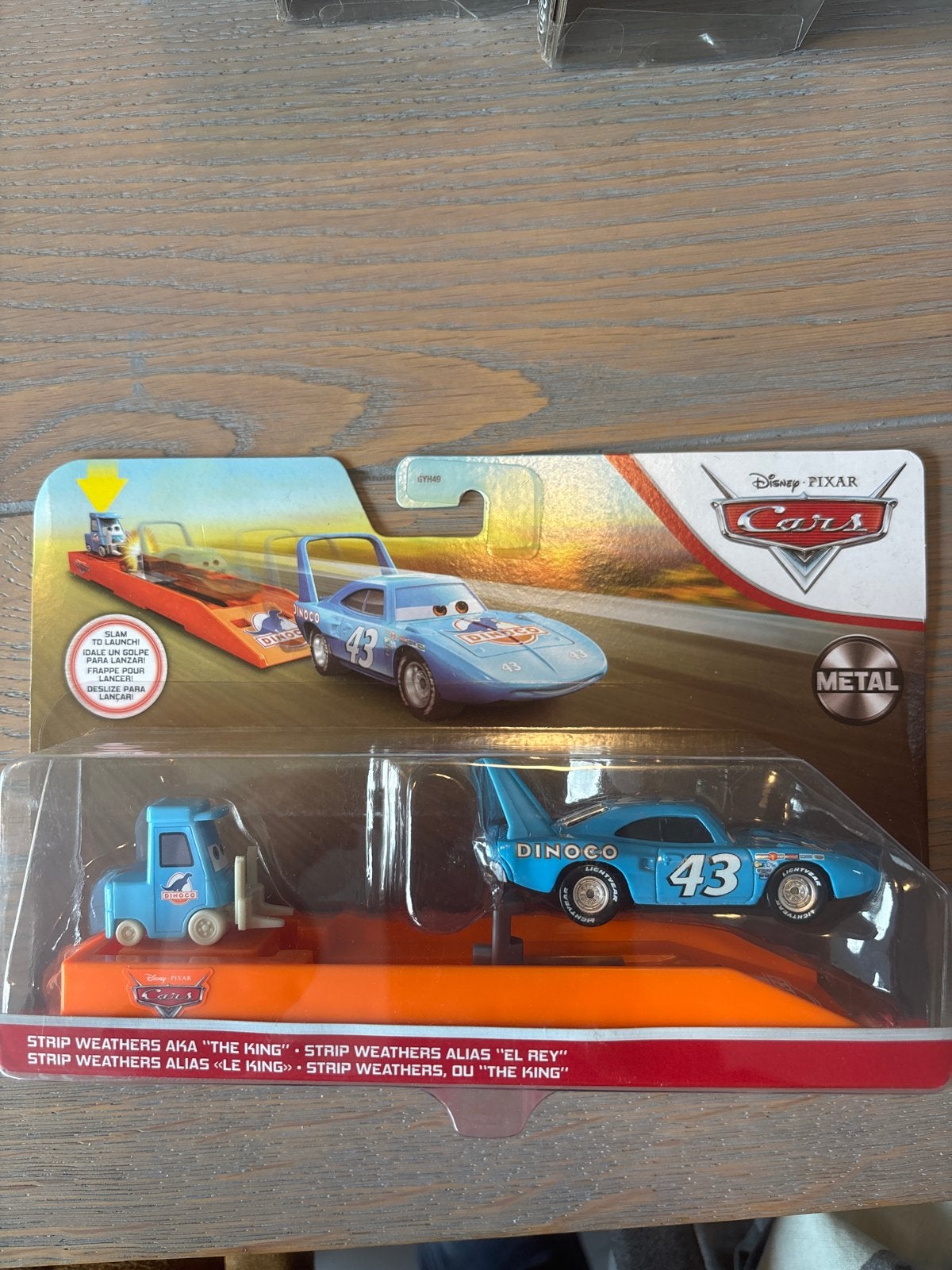 Disney Cars Diecast "The King" Strip Weathers met trailer, Kinderen en Baby's, Ophalen of Verzenden, Nieuw