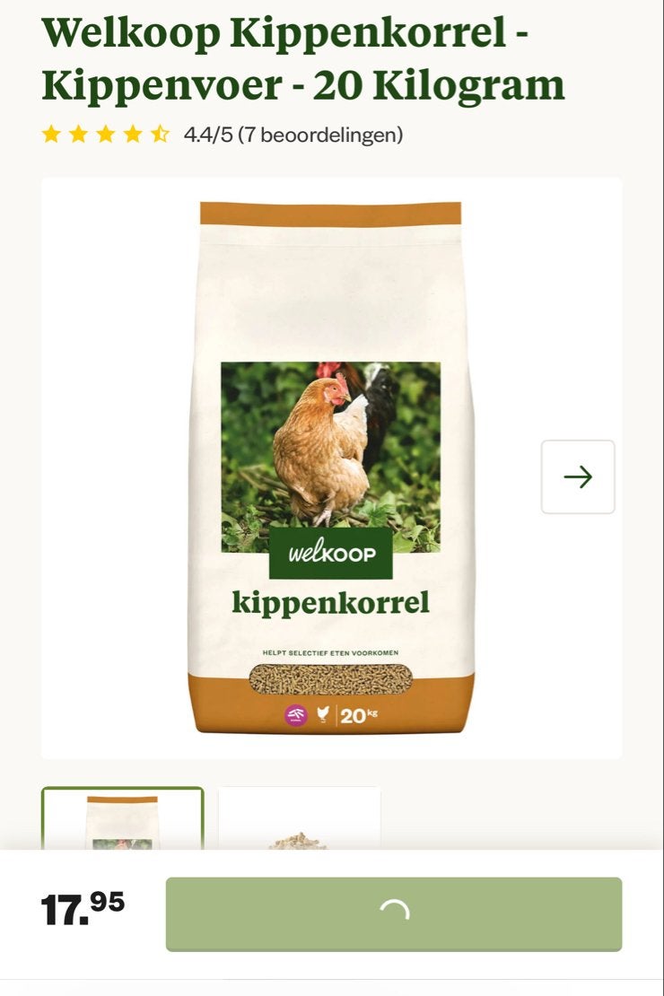 Kippenvoer 20 kg, Ophalen, Nieuw, Drinken en Voederen