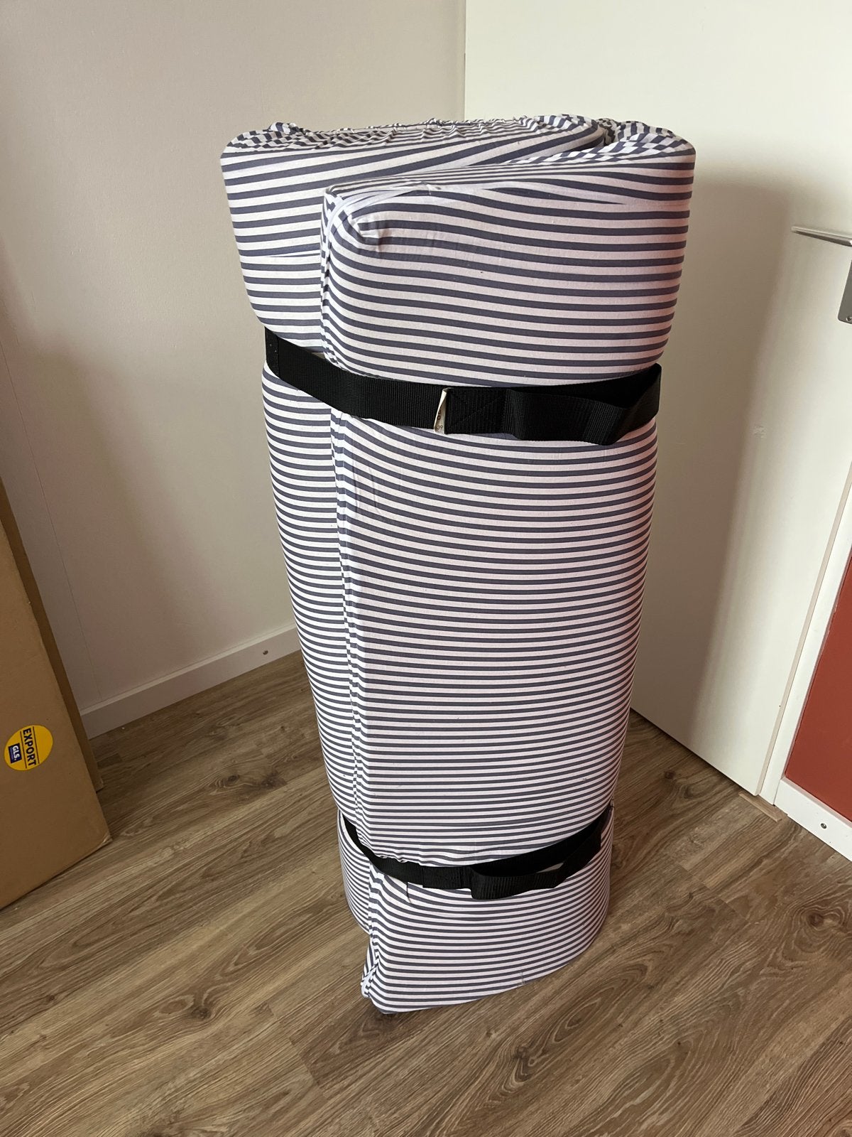 Oprolbaar logeermatras 195x120 cm, Ophalen, Gebruikt, 190 cm of minder, Twijfelaar
