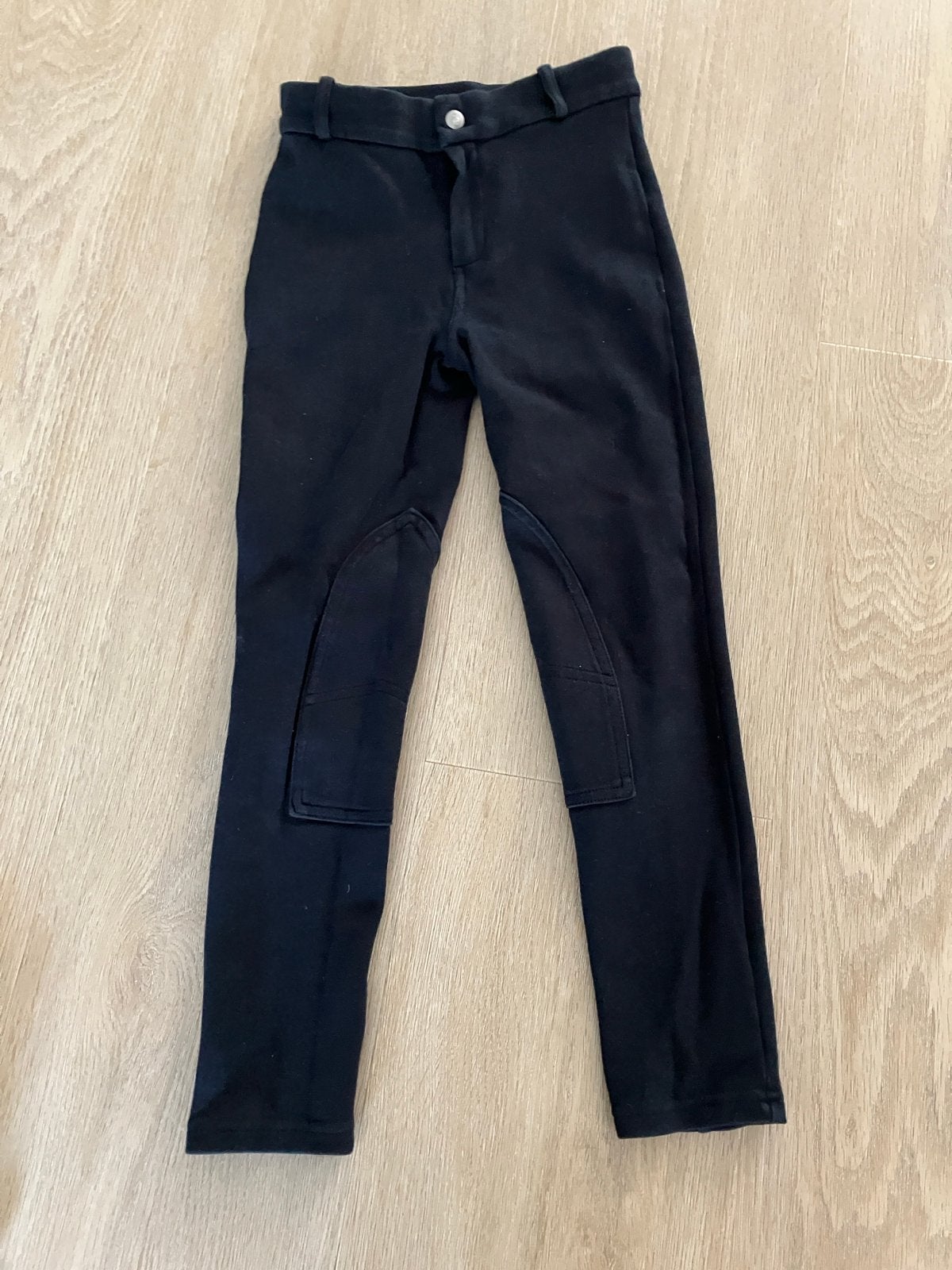 Paardrijdbroek ruiter broek Fouganza dechatlon  - 8/9 jaar, Fouganza, Zo goed als nieuw, Zwart, Overige maten