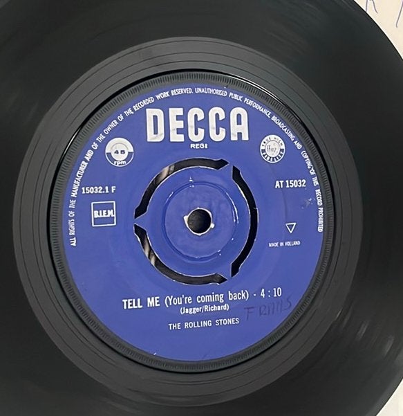 The Rolling Stones - Tell me / Come on 7” NL 1964, Ophalen of Verzenden, Gebruikt, Pop