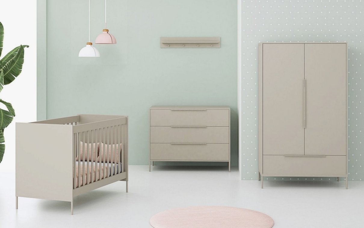 Born Lucky Babykamer Belmond Clay 3 Delig, Ophalen, Zo goed als nieuw, Jongetje of Meisje