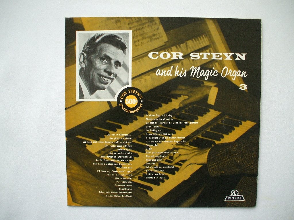 Cor Steyn and his magic organ deel 3 LP, LP, Gebruikt, Ophalen of Verzenden, Levenslied of Smartlap