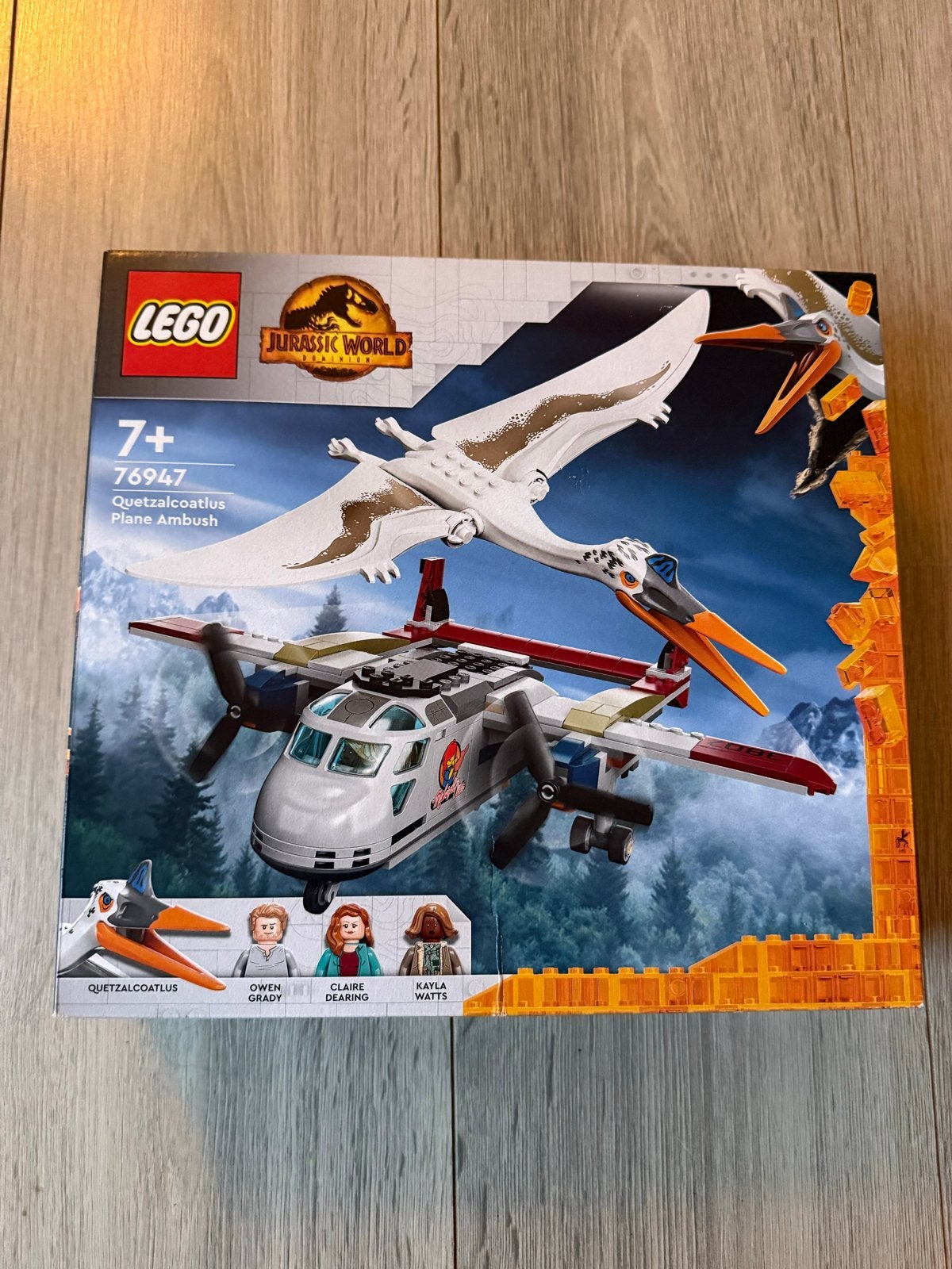 LEGO Jurassic World 76947 Quetzalcoatlus Vliegtuigoverval, Inclusief minifiguren, Jurassic World, Lego, Nieuw