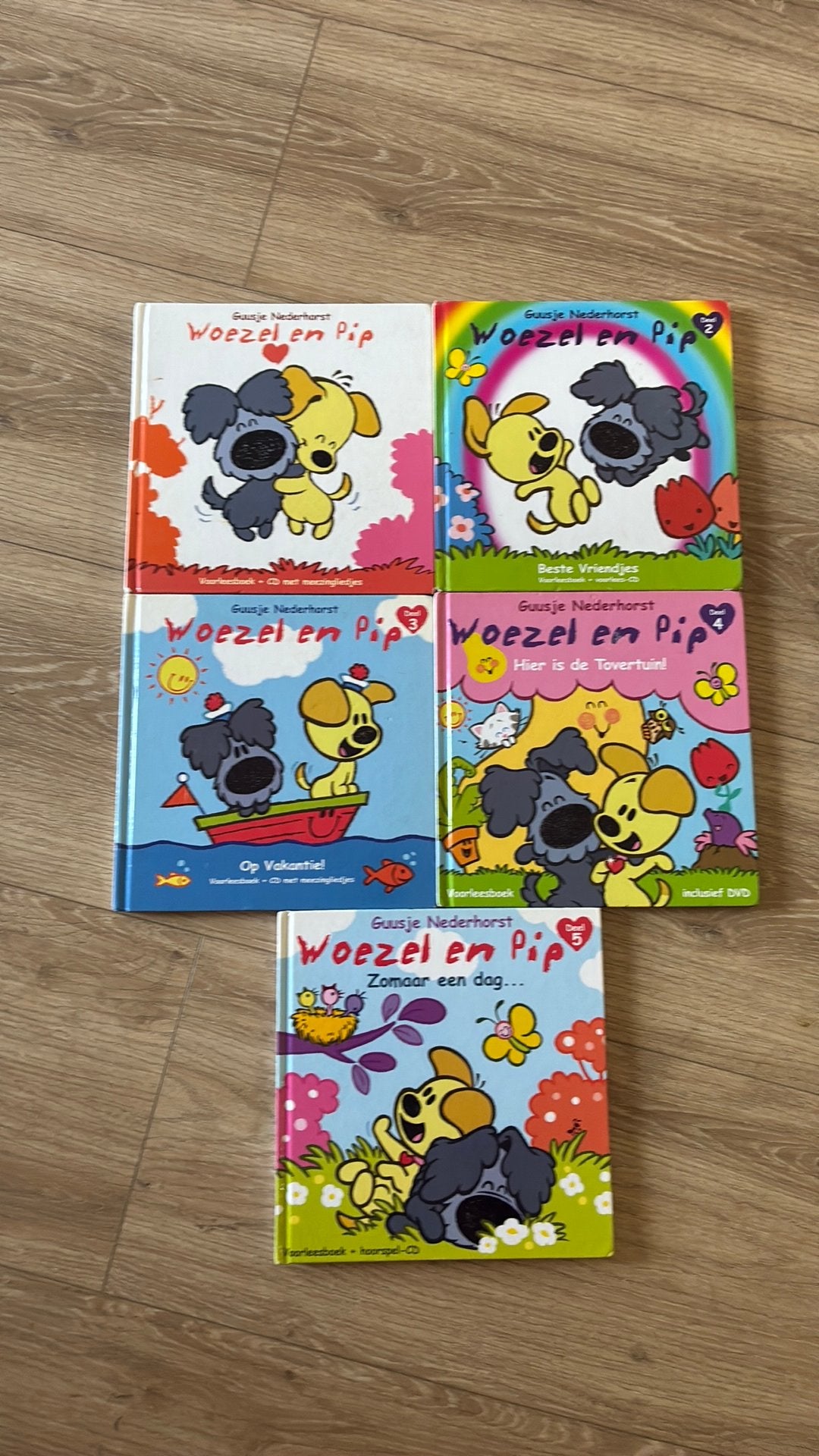 Woezel en pip deel 1tm 5, Ophalen of Verzenden, Gelezen