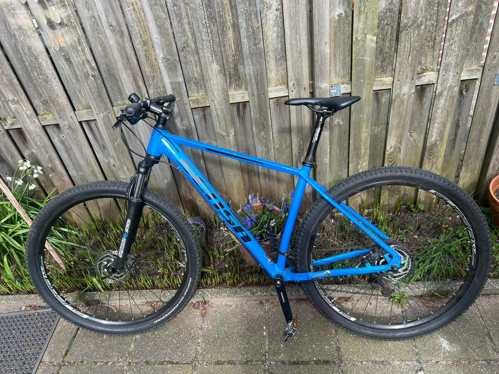 Mountainbike fiets Sensa 19 inch 18 versnellingen, Hardtail, 49 tot 53 cm, Zo goed als nieuw, Schijfrem