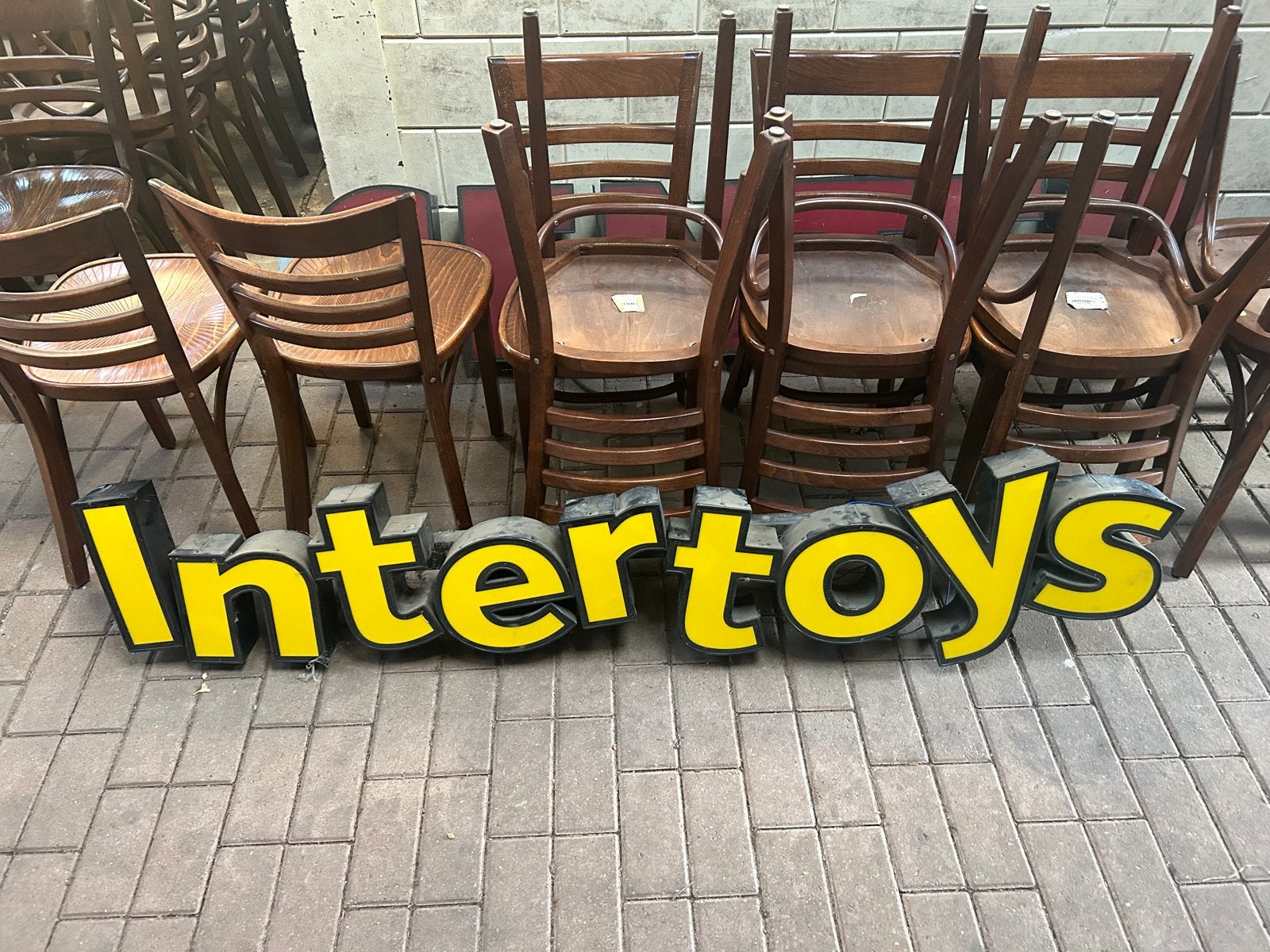 2 Intertoys Lichtbakken - Reclameletters, Ophalen of Verzenden
