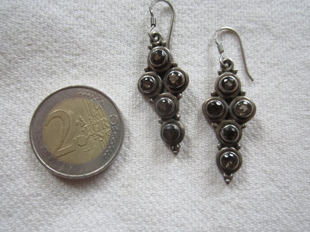 22.   Schitterende oude oorbellen, zilver  925, Ophalen, Zilver, Oorbellen