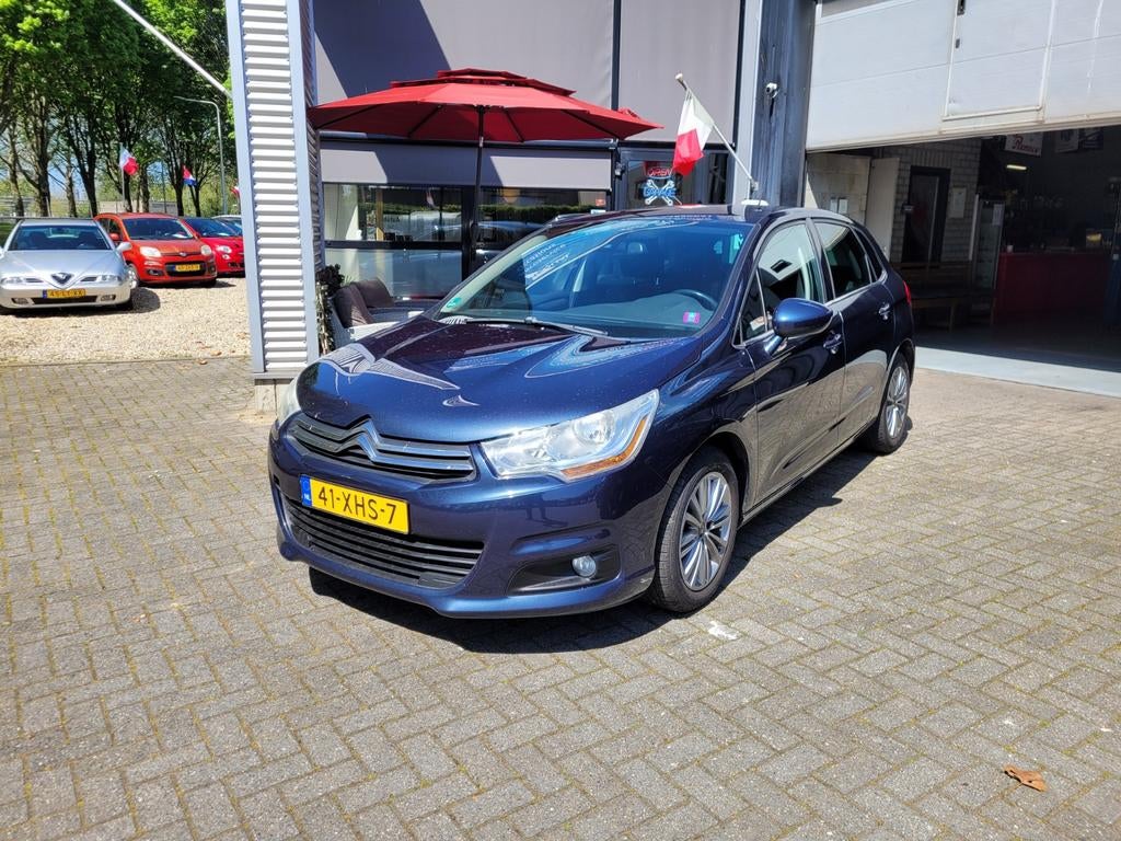 Citroën C4 1.6 VTI Berline  Ligne Business 2012 Blauw, Voorwielaandrijving, Stof, 1550 kg, Zwart