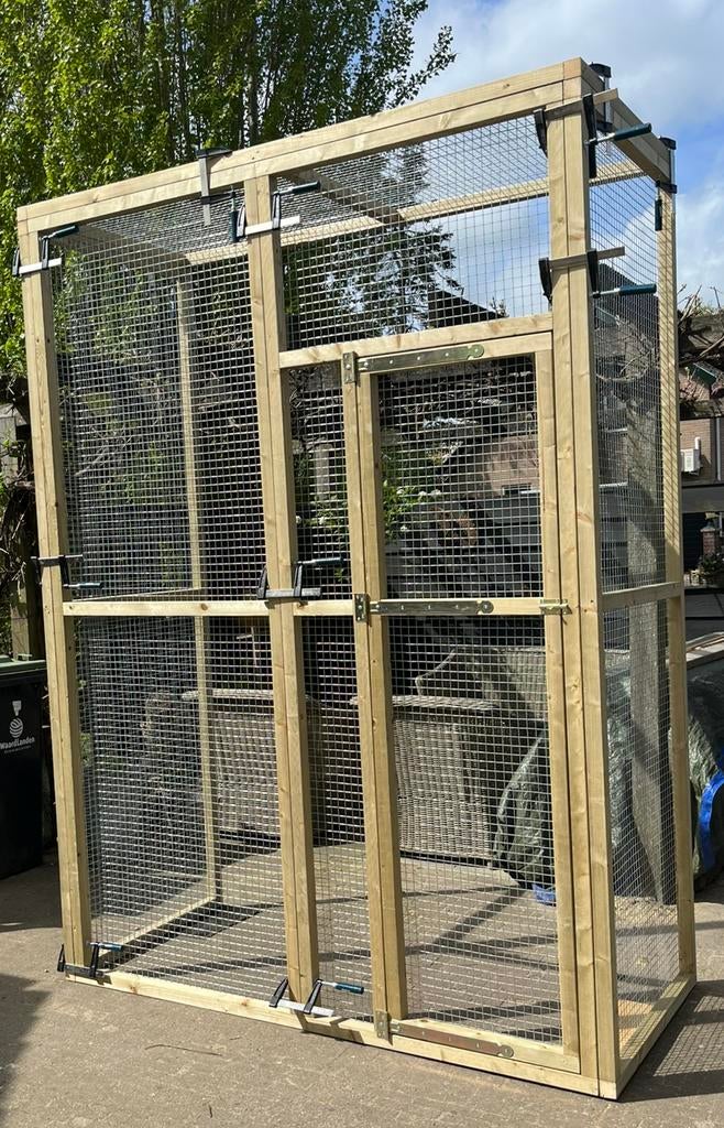 Kattenren of voliere op maat gemaakt!, Dieren en Toebehoren, Vogels | Hokken en Kooien, 4221LV, Info@vandoorntimmerwerken.com