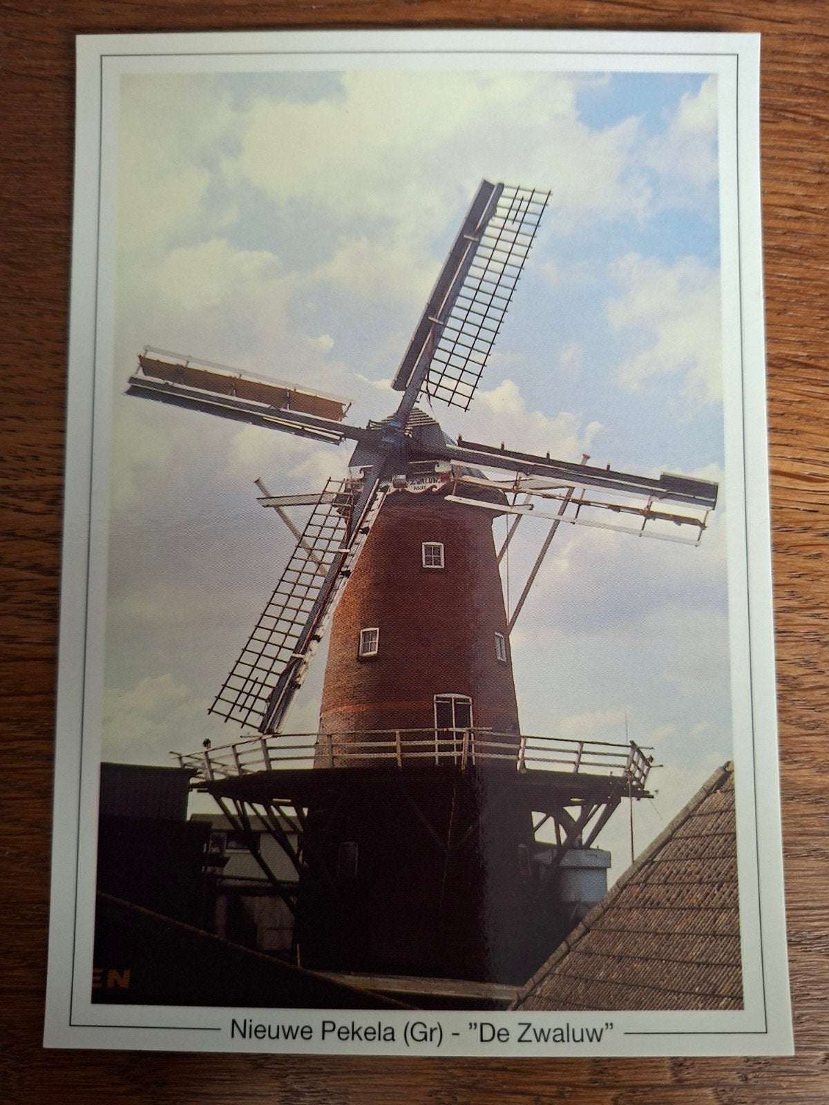 Ansichtkaart Korenmolen De Zwaluw Nieuwe Pekela (Gr), Ophalen of Verzenden, Voor 1920, Ongelopen, Groningen