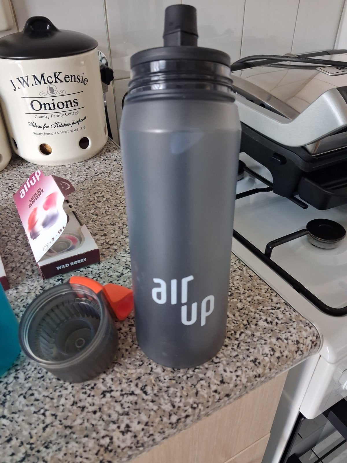 2x Air Up fles met pods - Zo goed als nieuw, Ophalen of Verzenden, Gebruikt