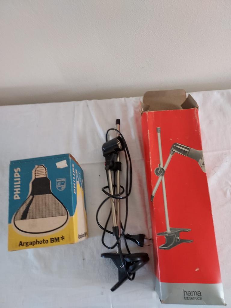 Fotostudio set: Hama lamp, Philips Argapoto, Xenos studio, Ophalen