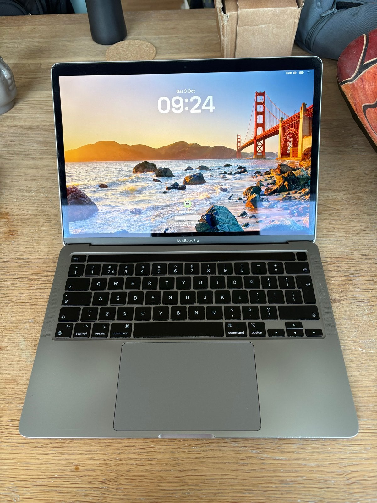 MacBook Pro M1 2020 13.3 inch 8 GB RAM 256 GB SSD - ZGAN, MacBook Pro, Gebruikt, 256 GB, Qwerty
