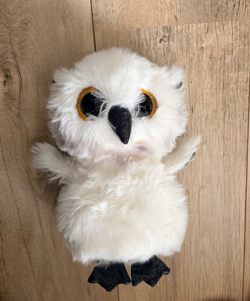 Knuffel uil (TY beanie Boos), Overige karakters, Overige typen, Ophalen of Verzenden, Zo goed als nieuw