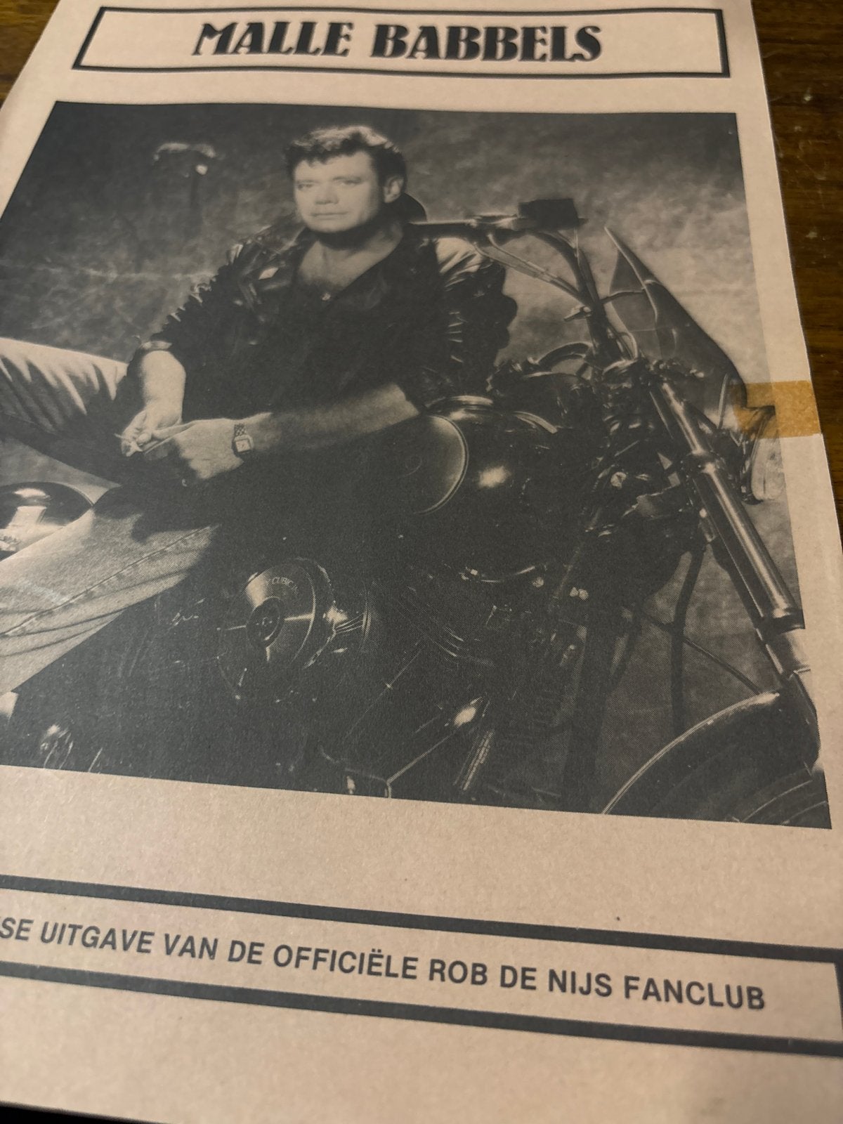 Malle Babbels - Officiële Rob de Nijs Fanclub Uitgave, Ophalen of Verzenden, Gelezen, Muziek, Film of Tv