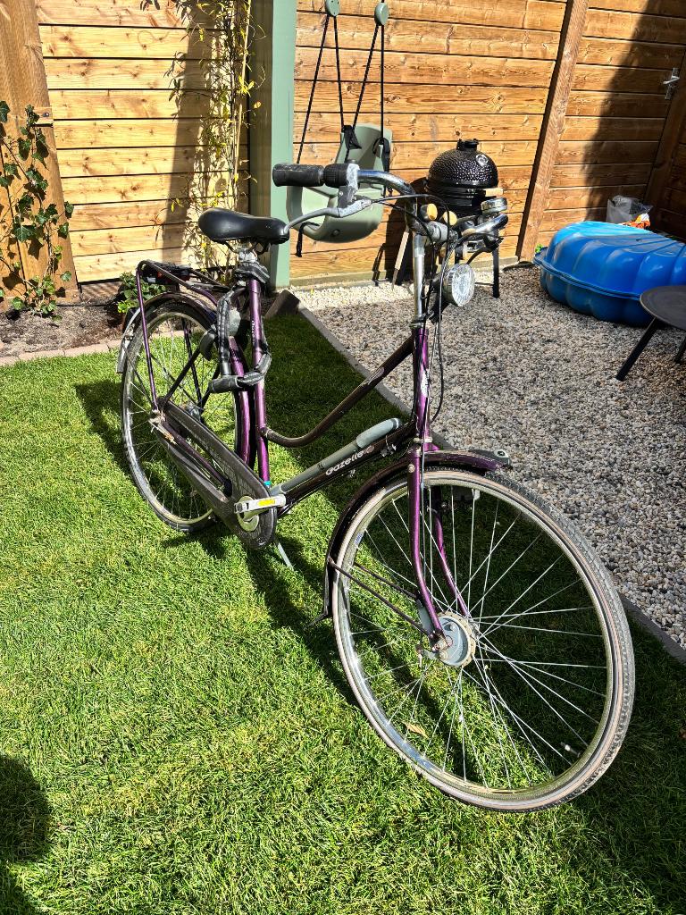 Mooi Gazelle (stationsfiets) te koop, Fietsen en Brommers, Fietsen | Dames | Damesfietsen, Ophalen, Gazelle, Trommelrem, 53 tot 56 cm