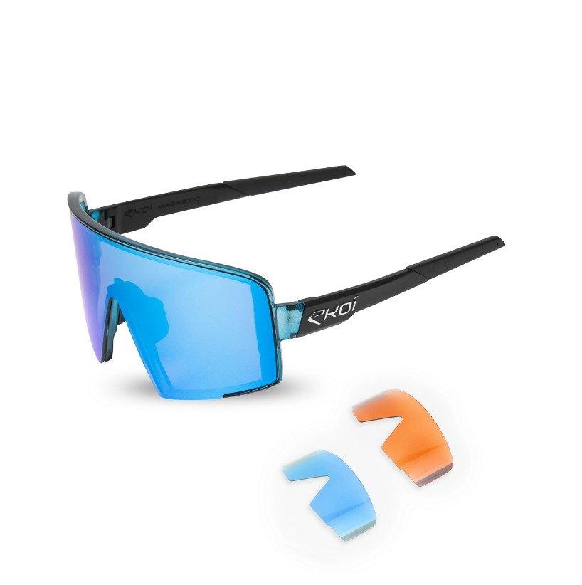 Fietsbril EKOI Perf MAGNETIC Transparante Blauw Revo Blauw, Sport en Fitness, Wielrennen, Ophalen of Verzenden, Nieuw, Overige typen