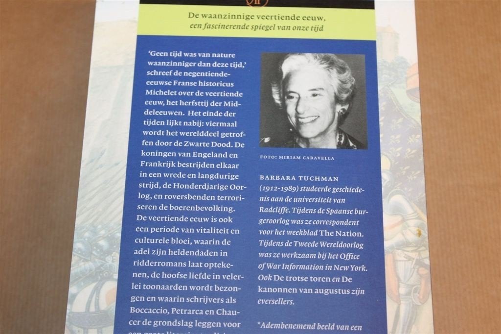De Waanzinnige 14e Eeuw — Tuchman over Frankrijk, Boeken, Geschiedenis | Wereld, Verzenden, 14e eeuw of eerder, Zo goed als nieuw