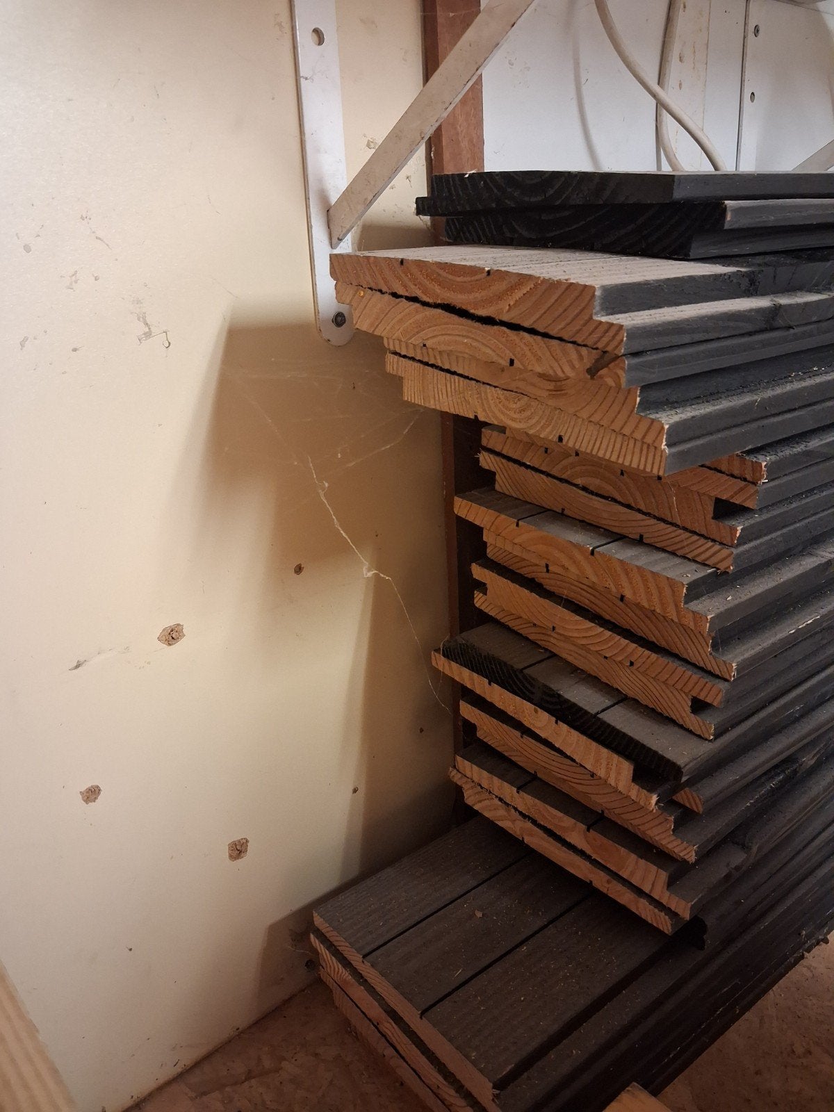 douglas zwart Zweeds rabat, Doe-het-zelf en Verbouw, Platen en Panelen, Ophalen, Zo goed als nieuw, Hout