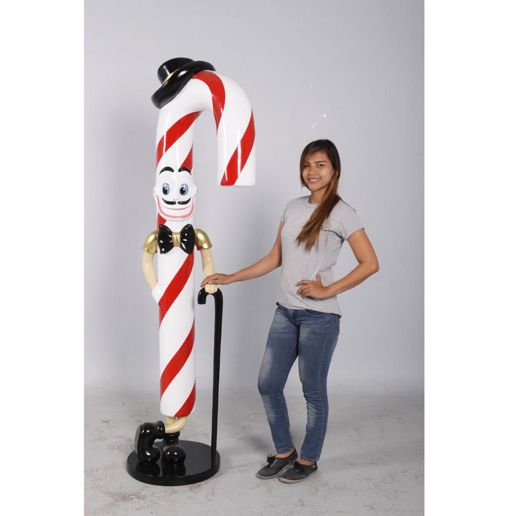 Christmas Candy Cane Joe – Zuurstok Hoogte 194 cm, Diversen, Kerst, Nieuw, Ophalen