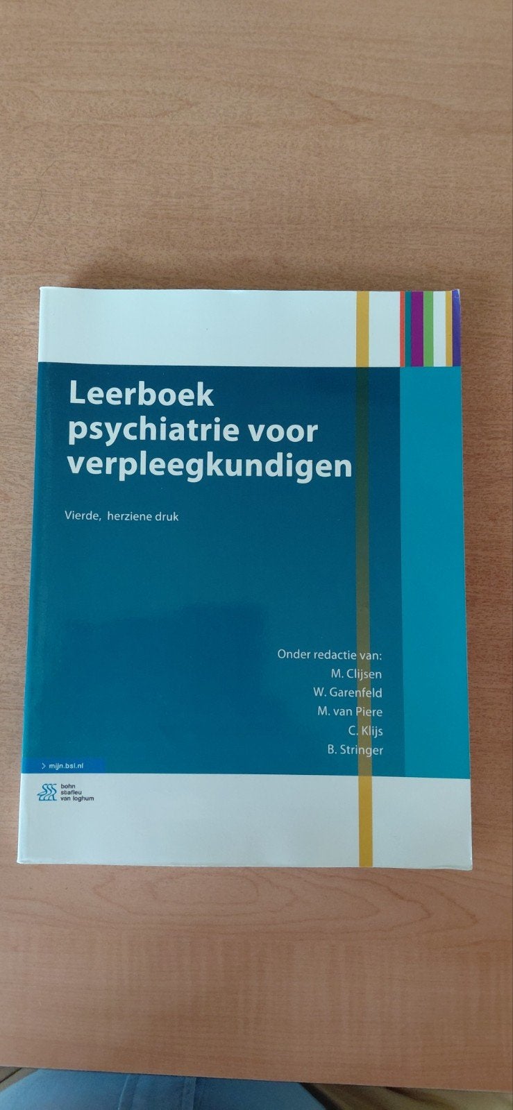 Leerboek psychiatrie voor verpleegkundigen (4e druk), Ophalen, Zo goed als nieuw, HBO, M. Klijns, W. Coremans, M. van Piere, C. Klijns, B. Stringer