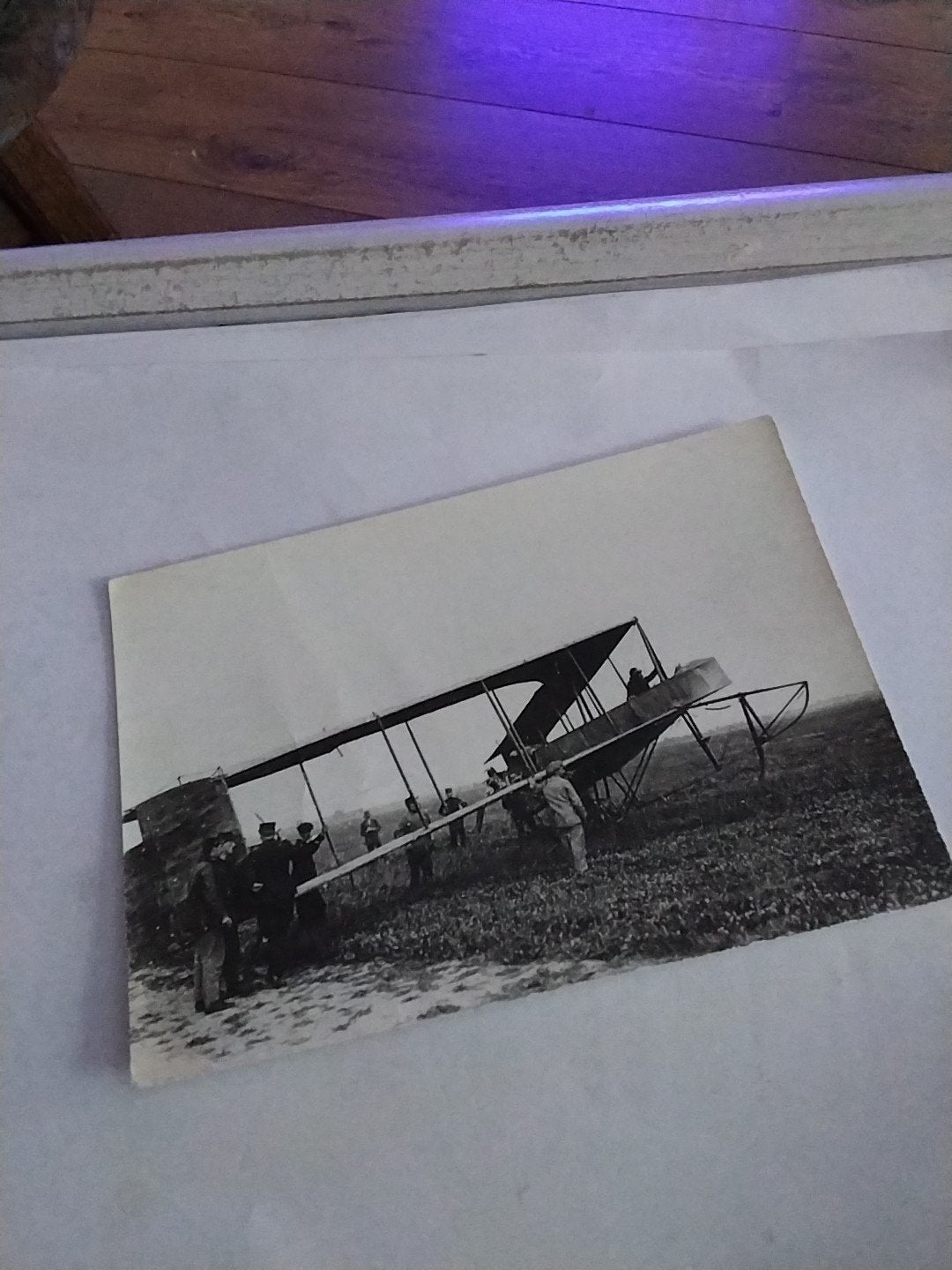 Oude ansichtkaart: Vliegtuig met mensen, 'La Belle Epoque', Ophalen of Verzenden