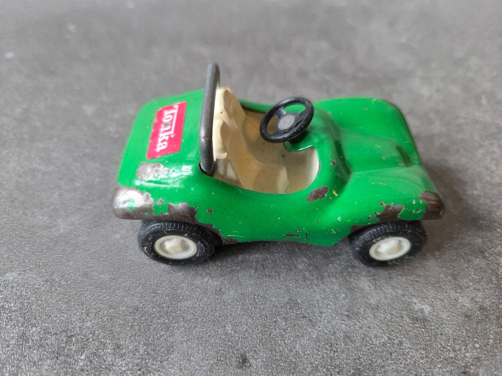 Vintage Tonka Jeep Speelgoedauto - Groen, Kinderen en Baby's, Ophalen of Verzenden, Gebruikt