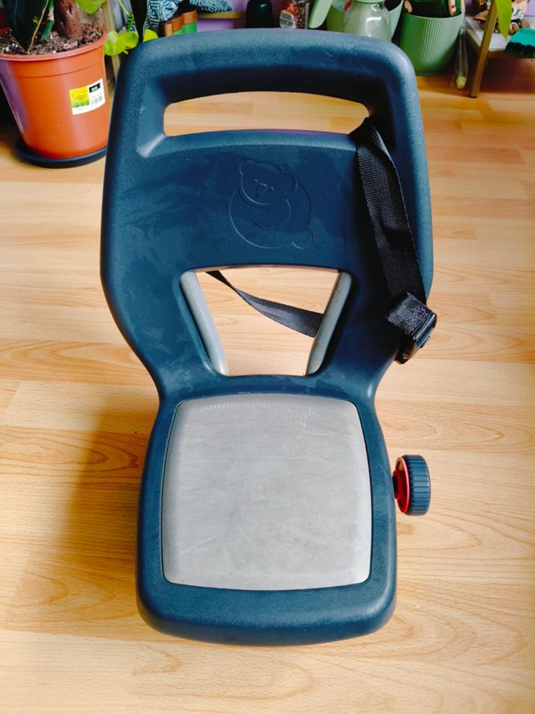Qibbel achterzitje, Fietsen en Brommers, Fietsaccessoires | Fietsstoeltjes, Ophalen, Achterzitje, Gebruikt, 9 t/m 36 kg