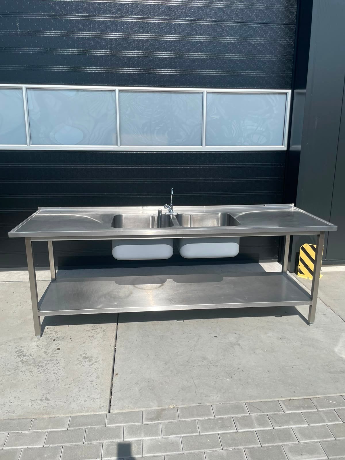Horeca rvs spoeltafel wastafel aanrecht keukenblok spoelbak, Zo goed als nieuw, Minder dan 100 cm, 25 tot 50 cm, 50 tot 100 cm