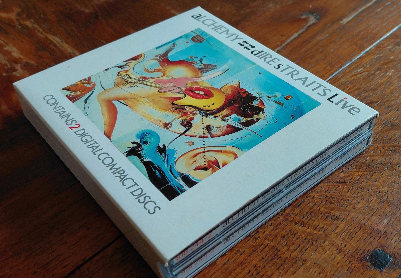 Dire Straits Live Alchemy 2 cd slipcase box, Gebruikt, Boxset, Digipak, Ophalen of Verzenden