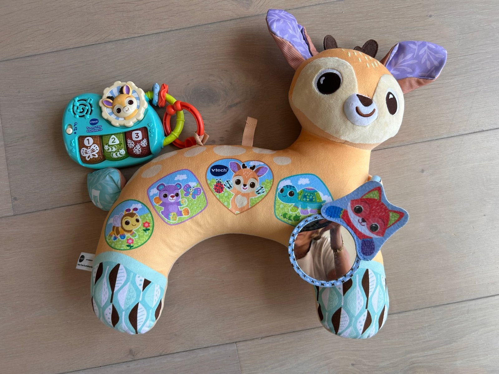 Vtech Buikkussen Bambi - Zo goed als nieuw, Ophalen, Zo goed als nieuw, Overige typen, Met licht