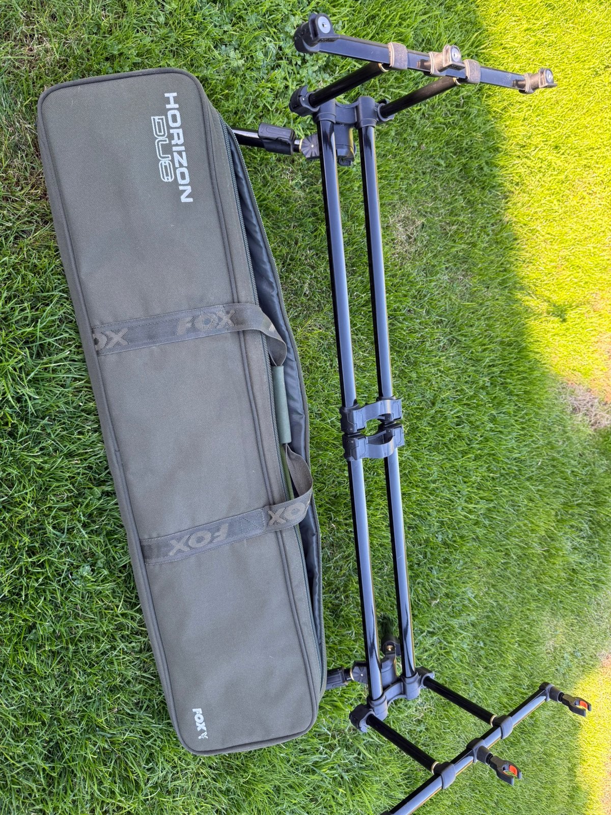 Fox horizon duo 3 rodpod, fox voyager 12ft foudraal, Ophalen of Verzenden, Zo goed als nieuw, Overige typen